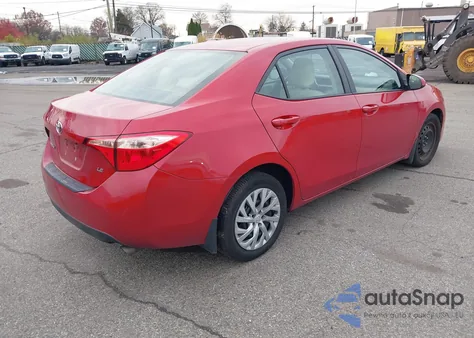2018 Toyota Corolla Le from USA, damaged, VIN 2T1BURHE5JC020317
